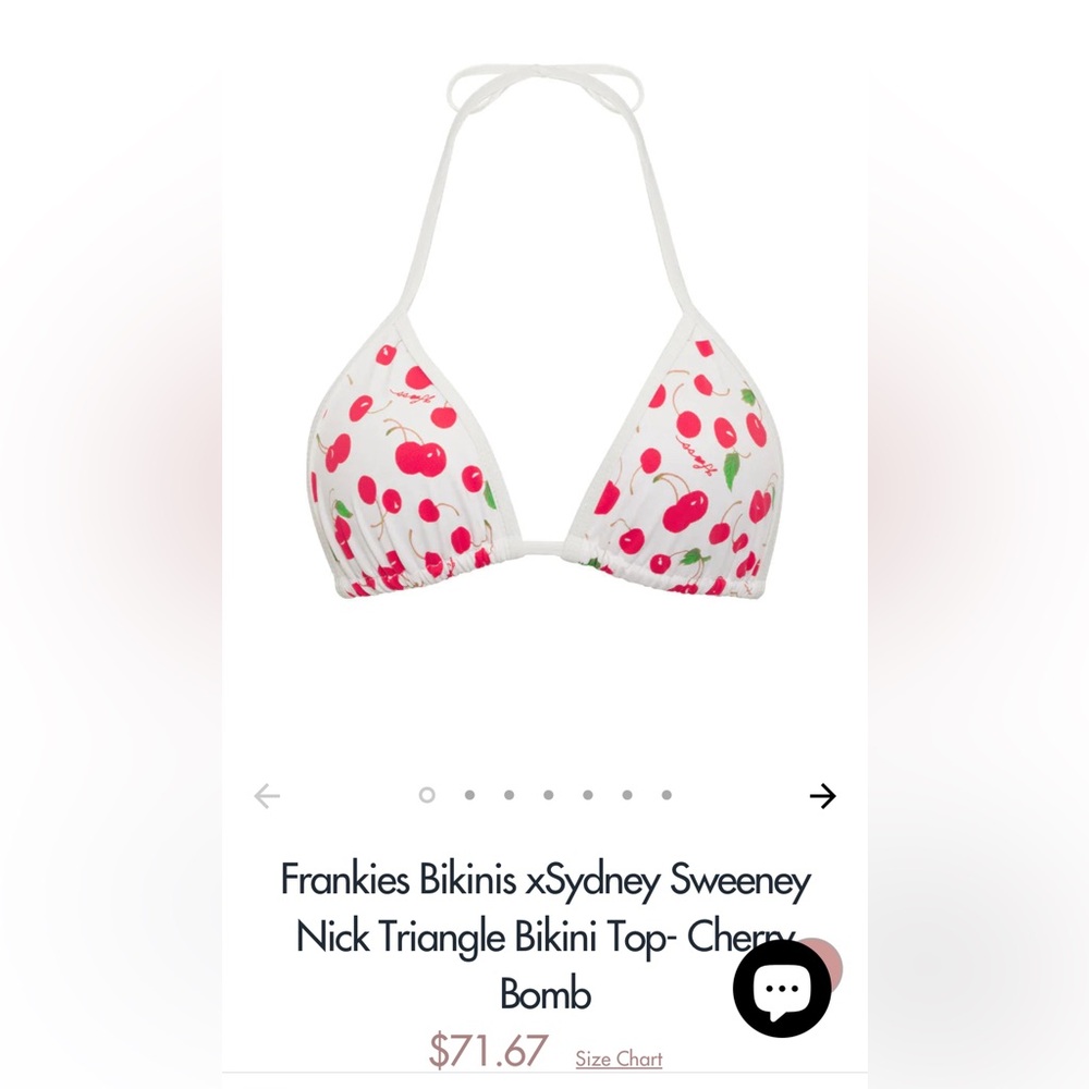 Frankie’s bikini’s cherry bikini set